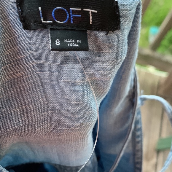 Loft Chambray Strappet Rompet Size 8 - Picture 3 of 8